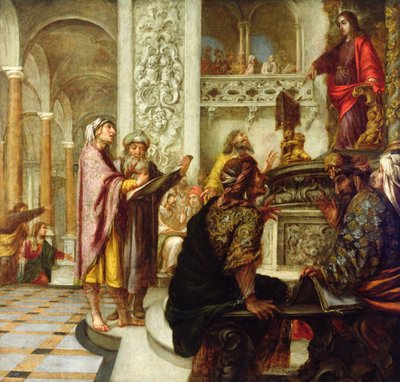 Christ Preaching in the Temple, 1686 by Juan de Valdes Leal